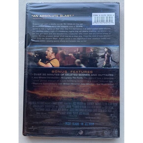 Serenity‎ (2005 PG 13) DVD Widescreen NIP - Picture 2 of 3